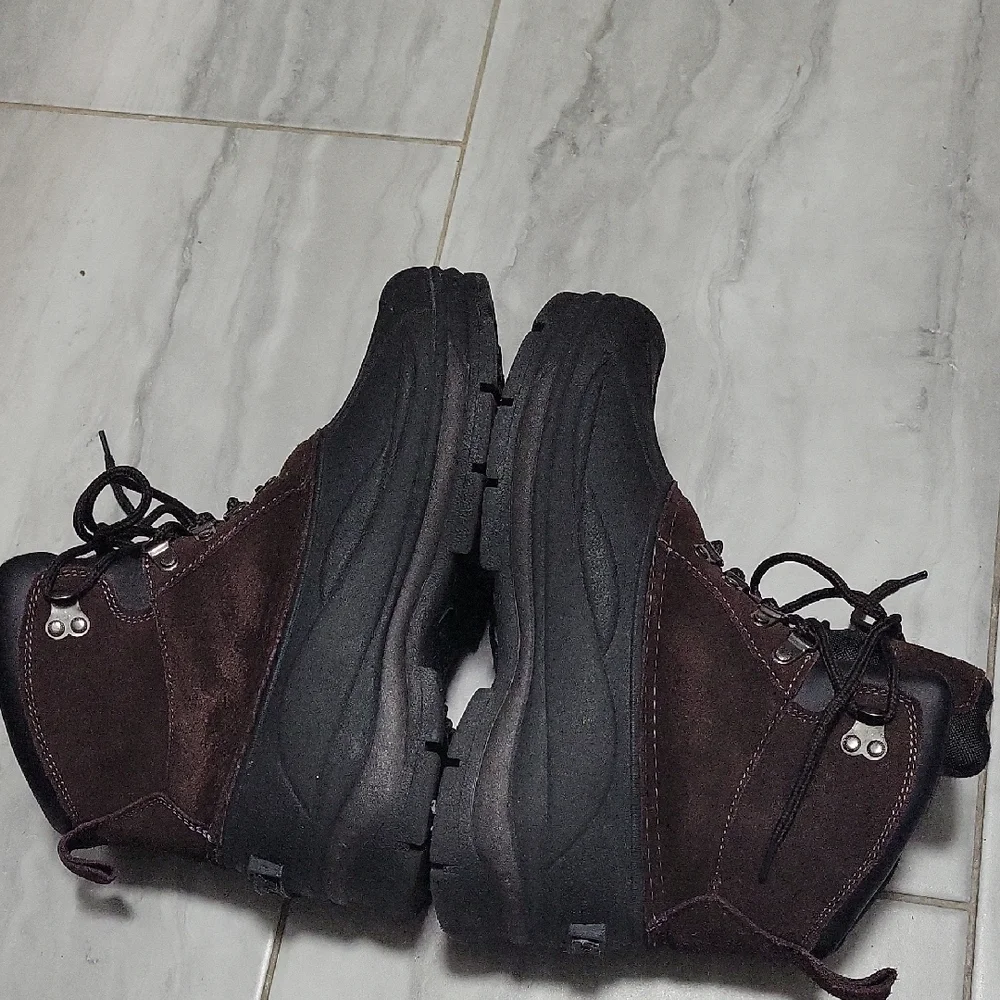 Smith's America Since 1905 Men's Black and Brown Rain & Snow Boots SZ 8M